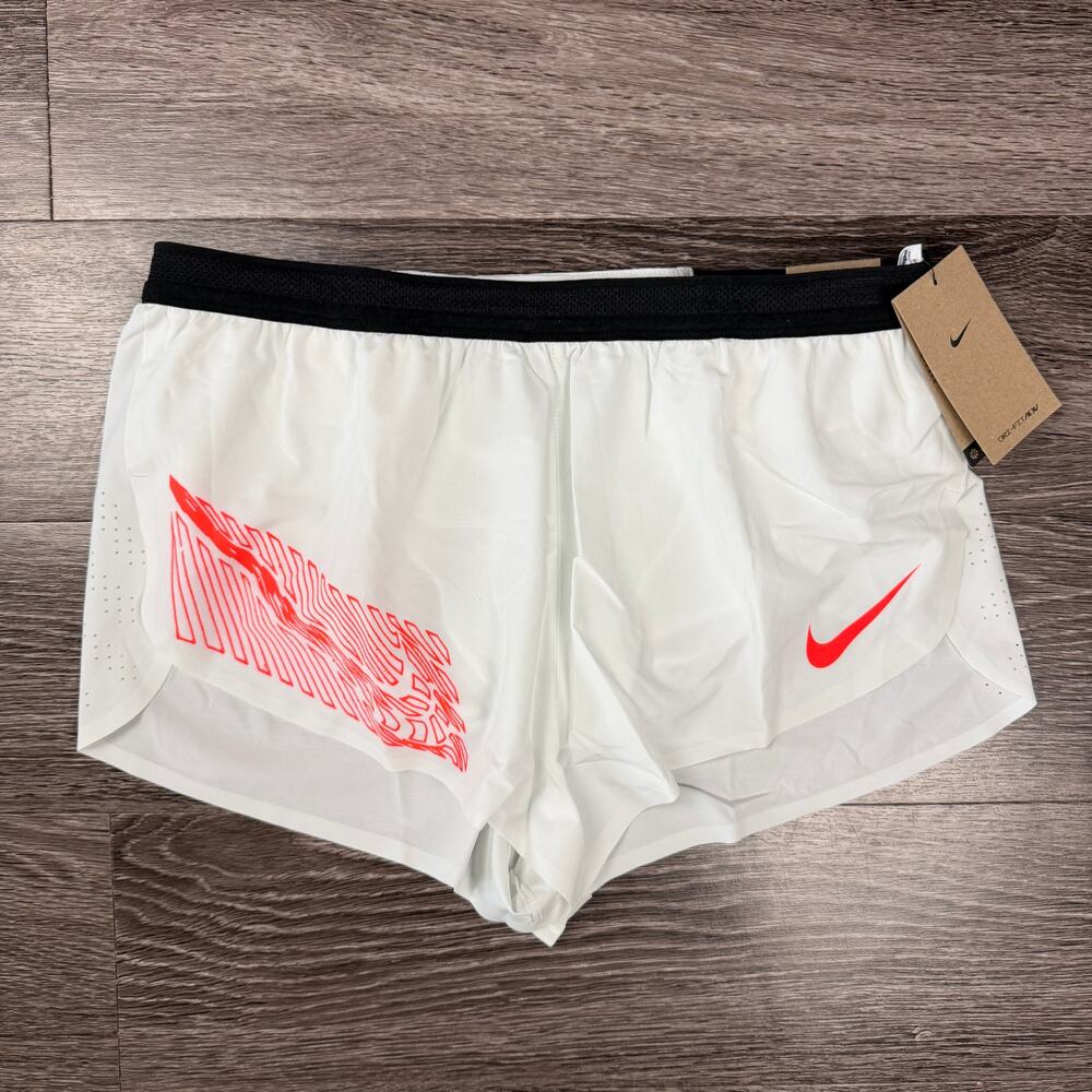 Nike AeroSwift Dri-FIT ADV 2" Running Shorts White Mens Medium IH6937-121 NWT